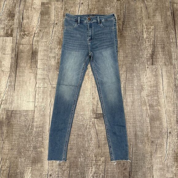 Abercrombie & Fitch Denim - Abercrombie & Fitch Simone High Rise Jean Leggings Women's 28/6 R Light Wash